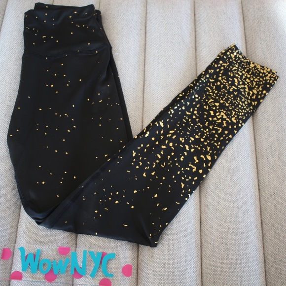 High Quality Printed GLITTER Pants Yoga Sports - Picture 2 of 9
